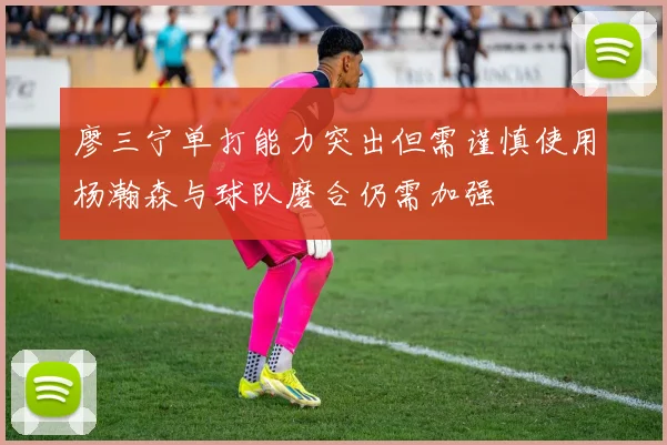 廖三宁单打能力突出但需谨慎使用杨瀚森与球队磨合仍需加强